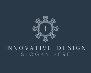 Luxurious Ornament Interior Design logo design