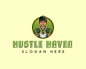 Hustle - Hustler Money Gang logo design