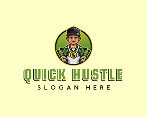 Hustle - Hustler Money Gang logo design