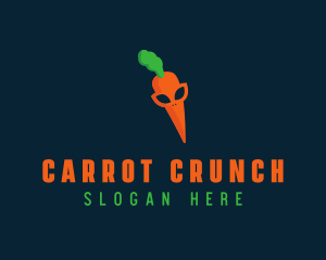 Carrot - Vegetable Carrot Alien logo design
