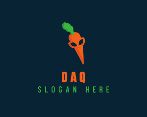 Costume - Vegetable Carrot Alien logo design