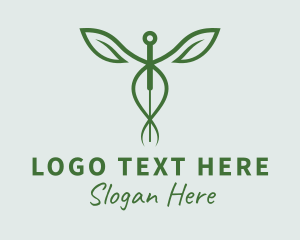 Caregiver - Lotus Acupuncture Spa logo design