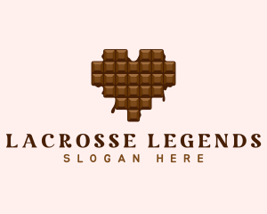 Sweet Chocolate Heart logo design