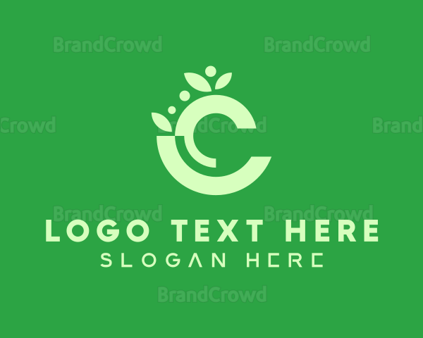Organic Letter C Logo
