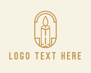 Gold - Handmade Candlestick Decor logo design