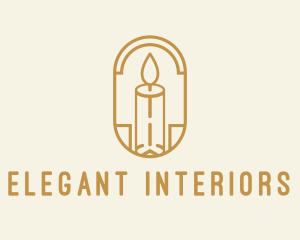 Handmade Candlestick Decor  logo design