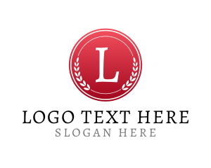 Stamp - Wreath Beauty Organic Spa logo design