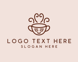 Aroma - Relaxing Coffee Drink logo design