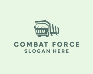 Military - Armed Military Truck logo design