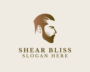 Barber Haircut Man logo design