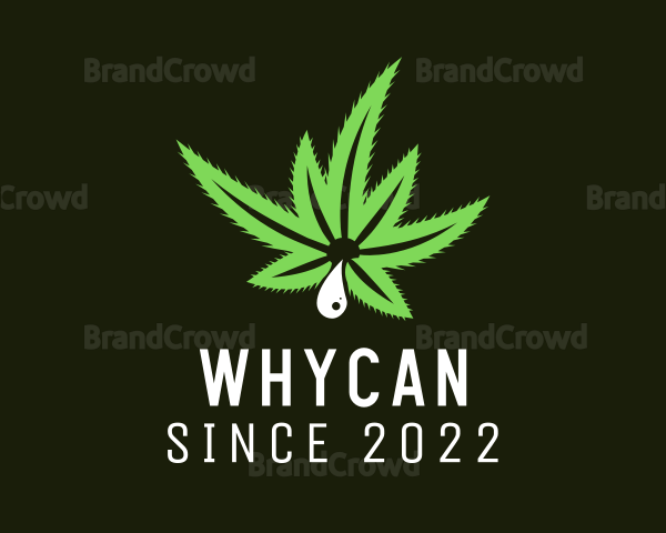 Medical Marijuana Droplet Logo