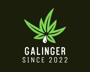 Cannabis - Medical Marijuana Droplet logo design