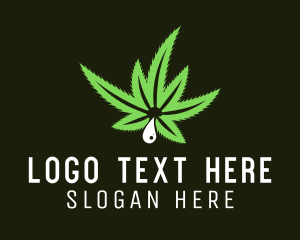 Medical Marijuana Droplet Logo
