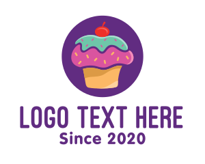Food Blog - Cherry Cupcake Bakery logo design