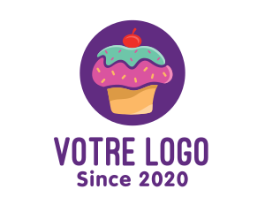 Cherry Cupcake Bakery logo design