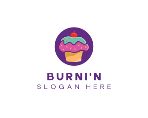 Cherry Cupcake Bakery logo design