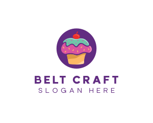 Cherry Cupcake Bakery logo design