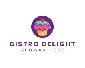 Cherry Cupcake Bakery logo design