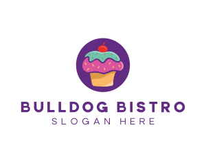 Cherry Cupcake Bakery logo design