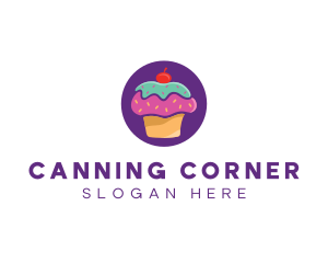 Cherry Cupcake Bakery logo design