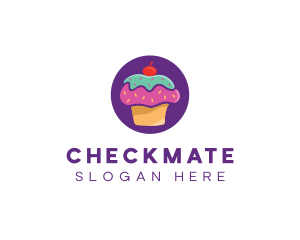 Cherry Cupcake Bakery logo design