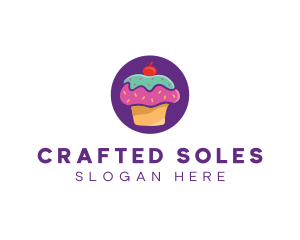 Cherry Cupcake Bakery logo design