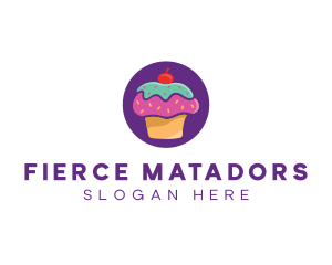 Cherry Cupcake Bakery logo design