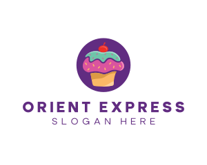 Cherry Cupcake Bakery logo design