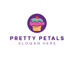 Cherry Cupcake Bakery logo design