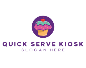 Cherry Cupcake Bakery logo design