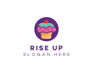 Cherry Cupcake Bakery logo design