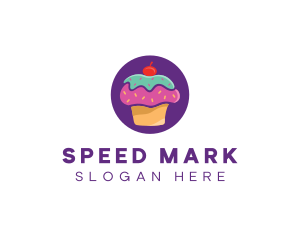 Cherry Cupcake Bakery logo design