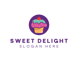 Cherry Cupcake Bakery logo design