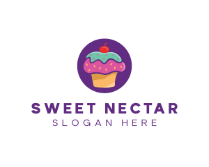 Cherry Cupcake Bakery logo design