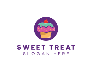 Cherry Cupcake Bakery logo design