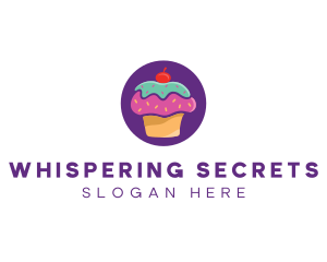 Cherry Cupcake Bakery logo design