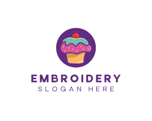 Cherry Cupcake Bakery logo design