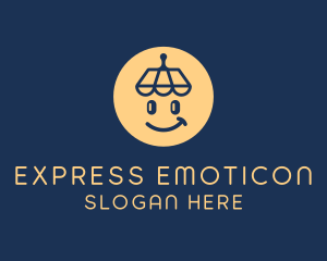 Emoticon - Smile Happy Shopping logo design
