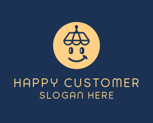 Smile Happy Shopping logo design