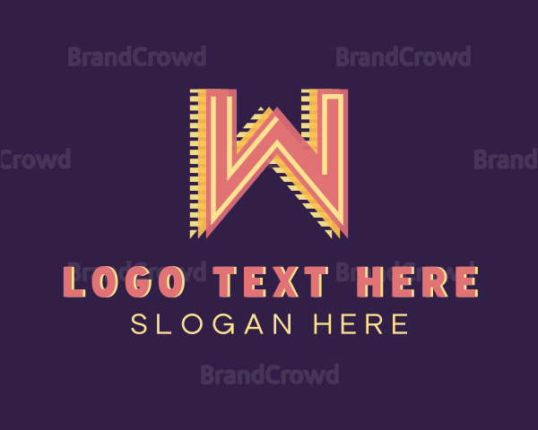 Advertising Company Letter W Logo