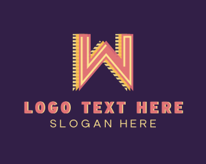 Advertising - Advertising Company Letter W logo design