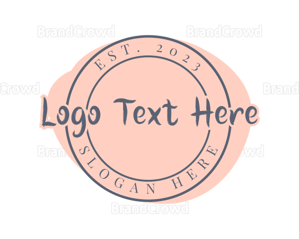 Elegant Badge Lifestyle Logo