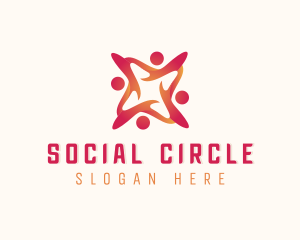 People - People Community Group logo design