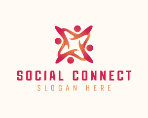 People - People Community Group logo design