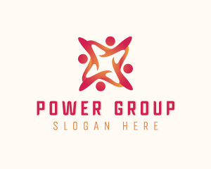 Group - People Community Group logo design