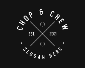 Barbershop - Hipster Shop Business logo design