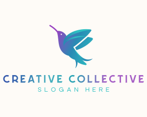 Hummingbird Avian Creative logo design