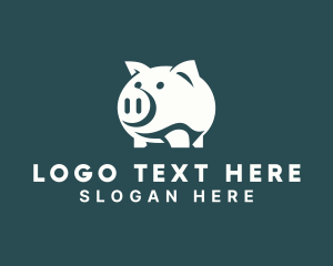 Loan - Piggy Bank Savings logo design