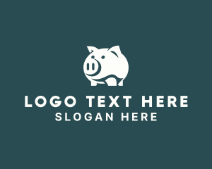 Banking - Piggy Cash Savings logo design