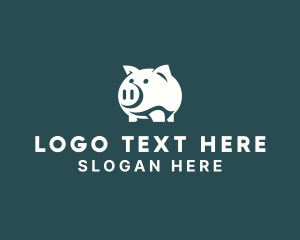 Savings - Piggy Bank Savings logo design